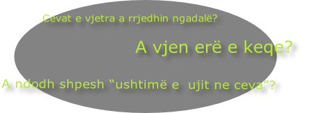 Cevat e vjetra a rrjedhin ngadalë?